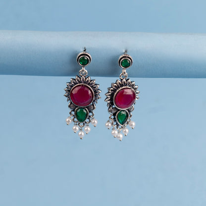 Oxidised Earrings E015