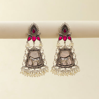 Oxidised Earrings E203