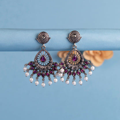 Oxidised Earrings E581