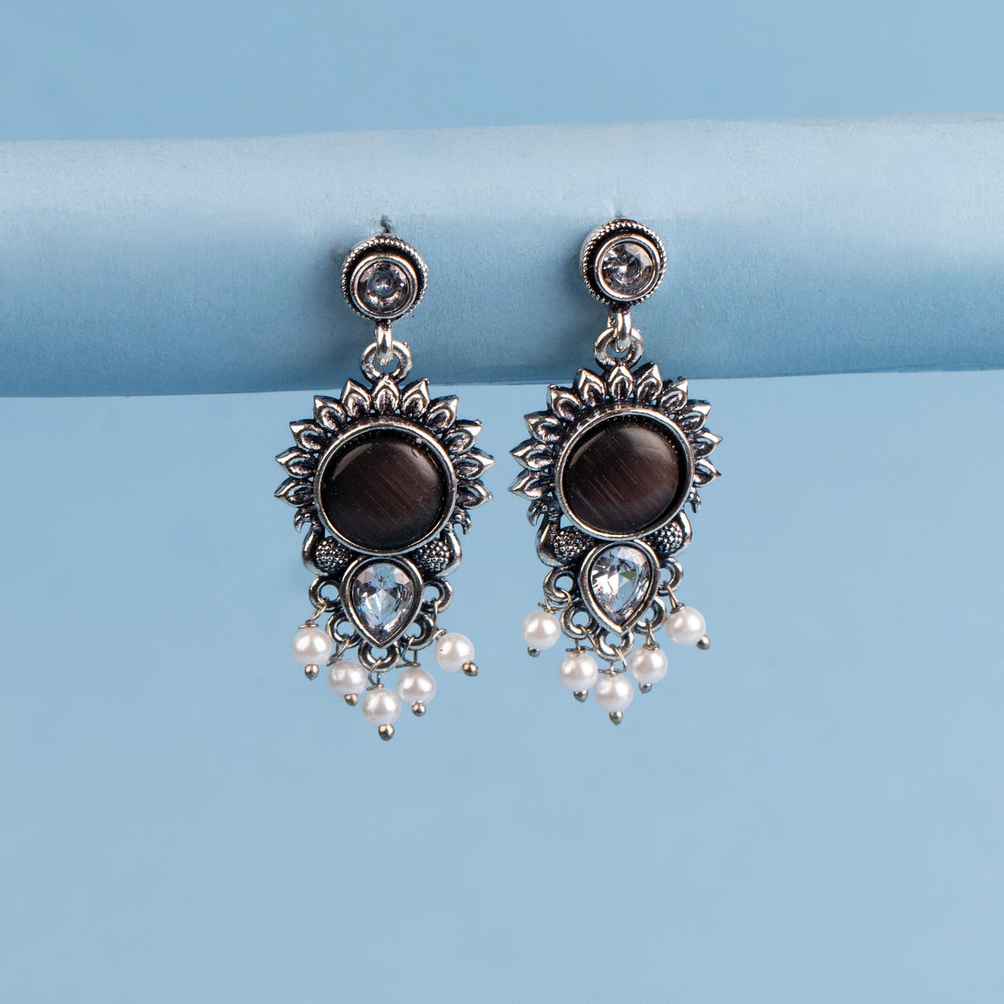 Oxidised Earrings E015