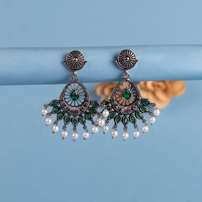 Oxidised Earrings E581