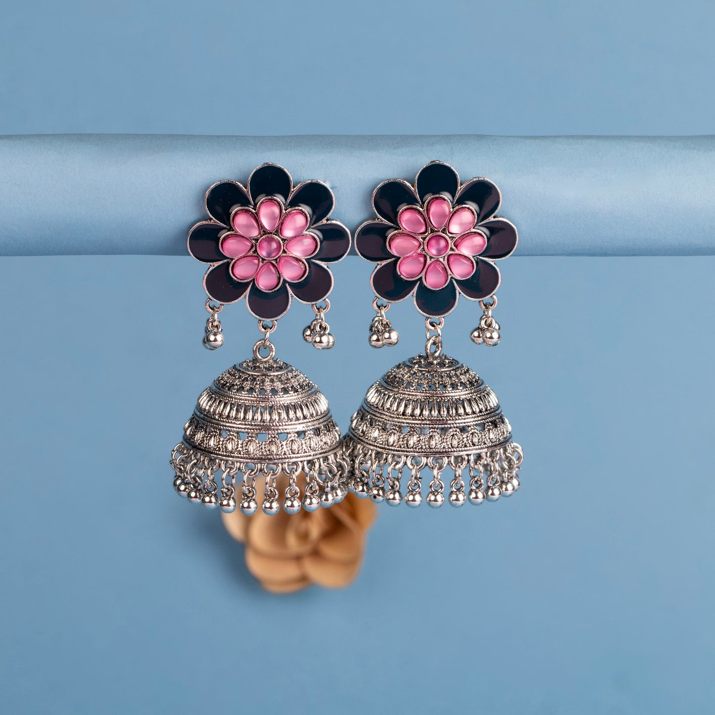 Oxidised Earrings E656