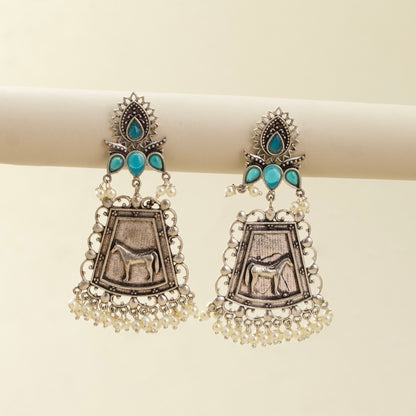 Oxidised Earrings E203