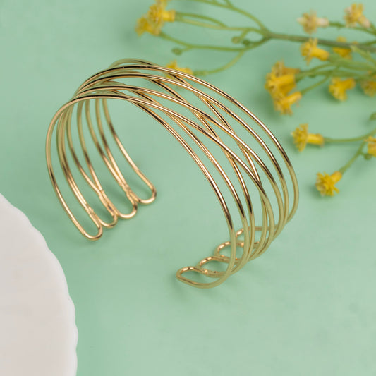 Cuff Bangle B522[Anti Tarnished]