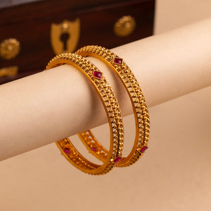 Antique Bangle B332( 2 piece)