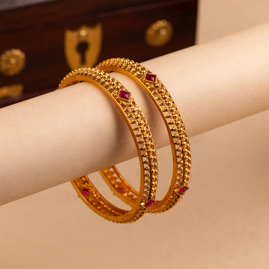Antique Bangle B332( 2 piece)
