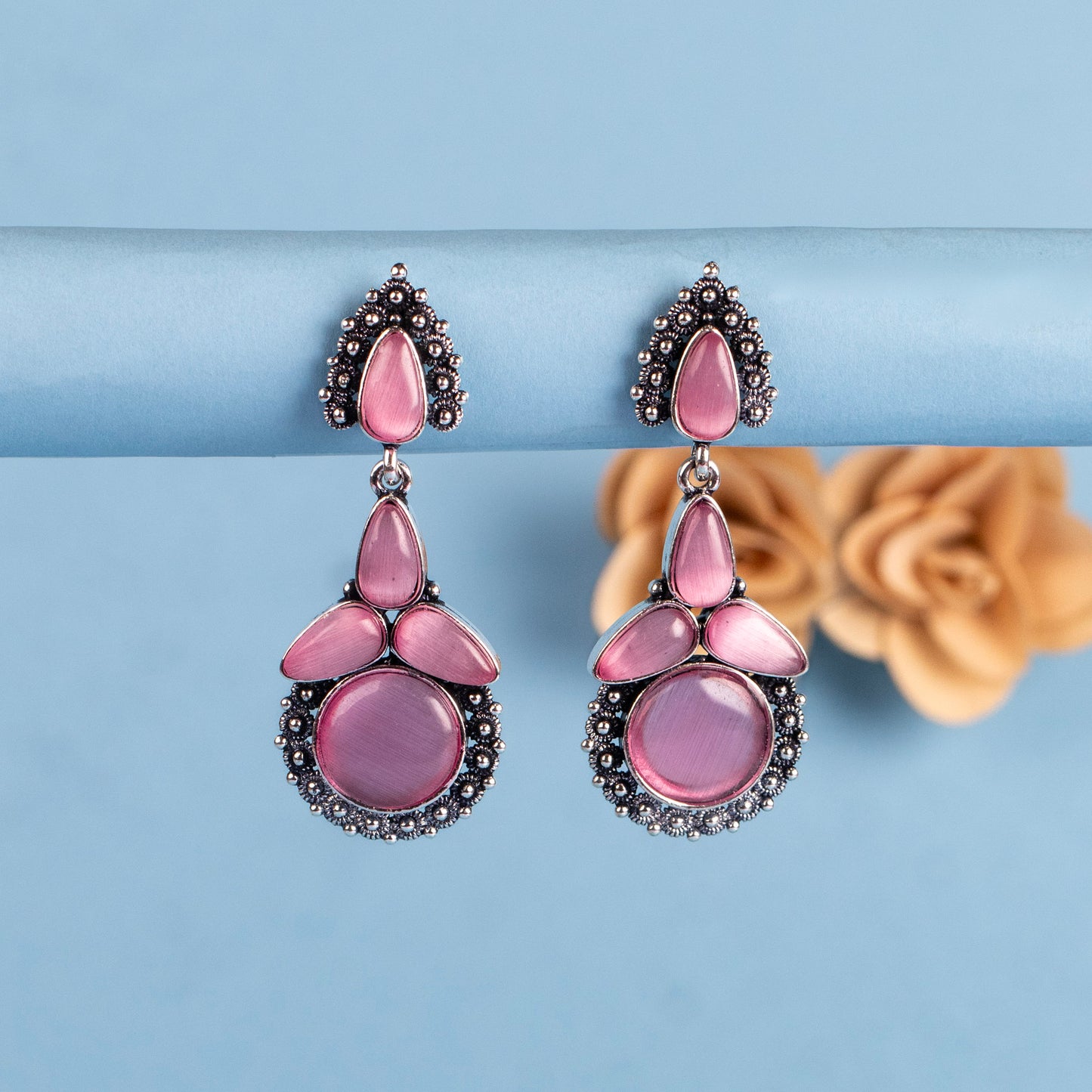 Oxidised Earrings E583