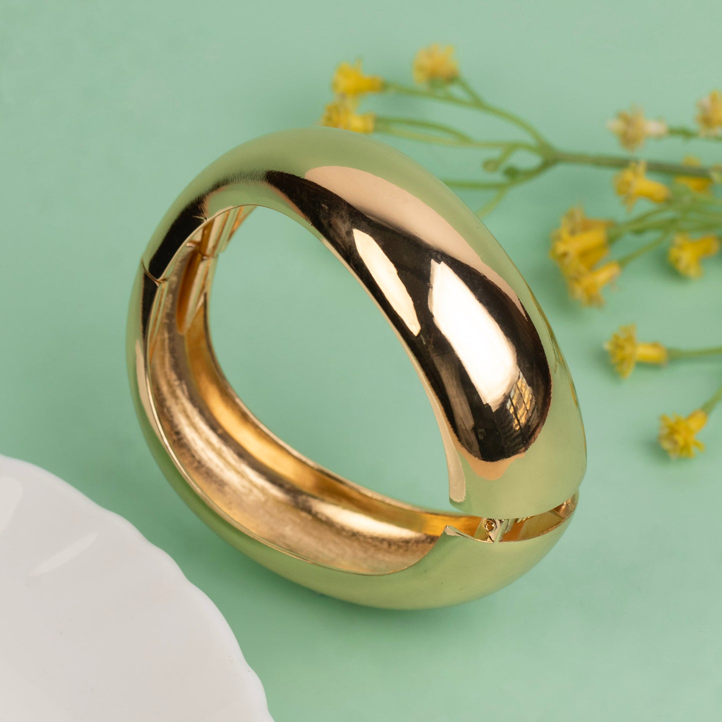 Cuff Bangle B521[Anti Tarnished]