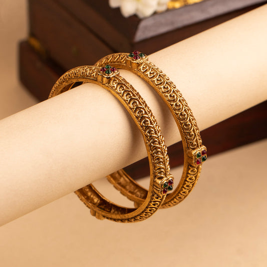 Antique Bangle B307( 2 piece)