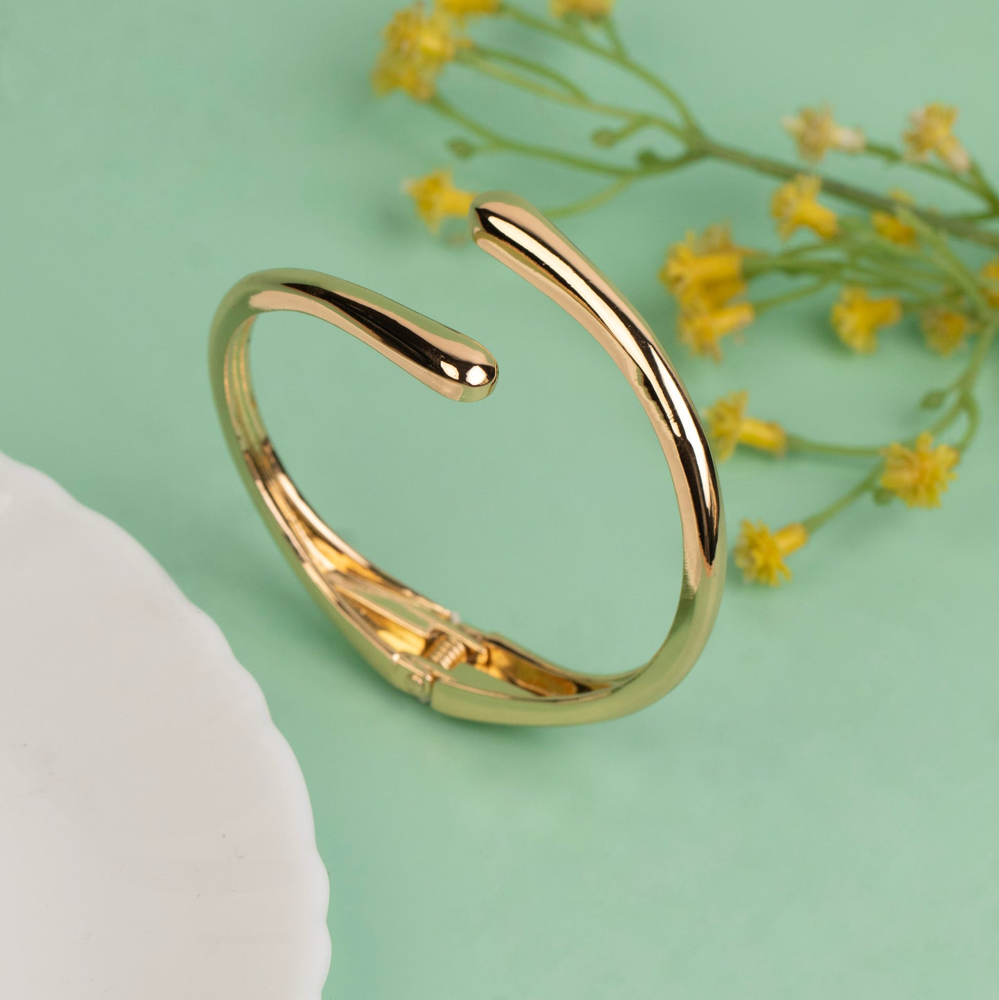 Cuff Bangle B518[Anti Tarnished]