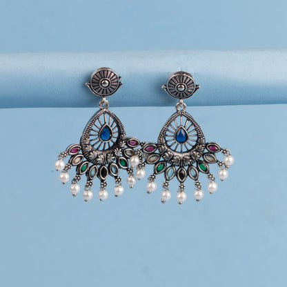 Oxidised Earrings E581