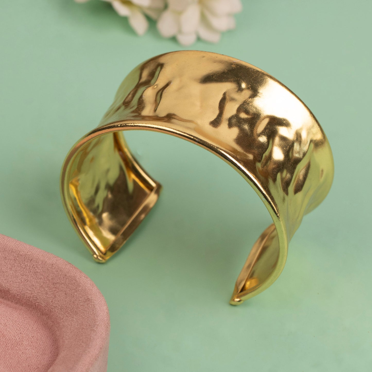 Cuff Bangle B529[Anti Tarnished]