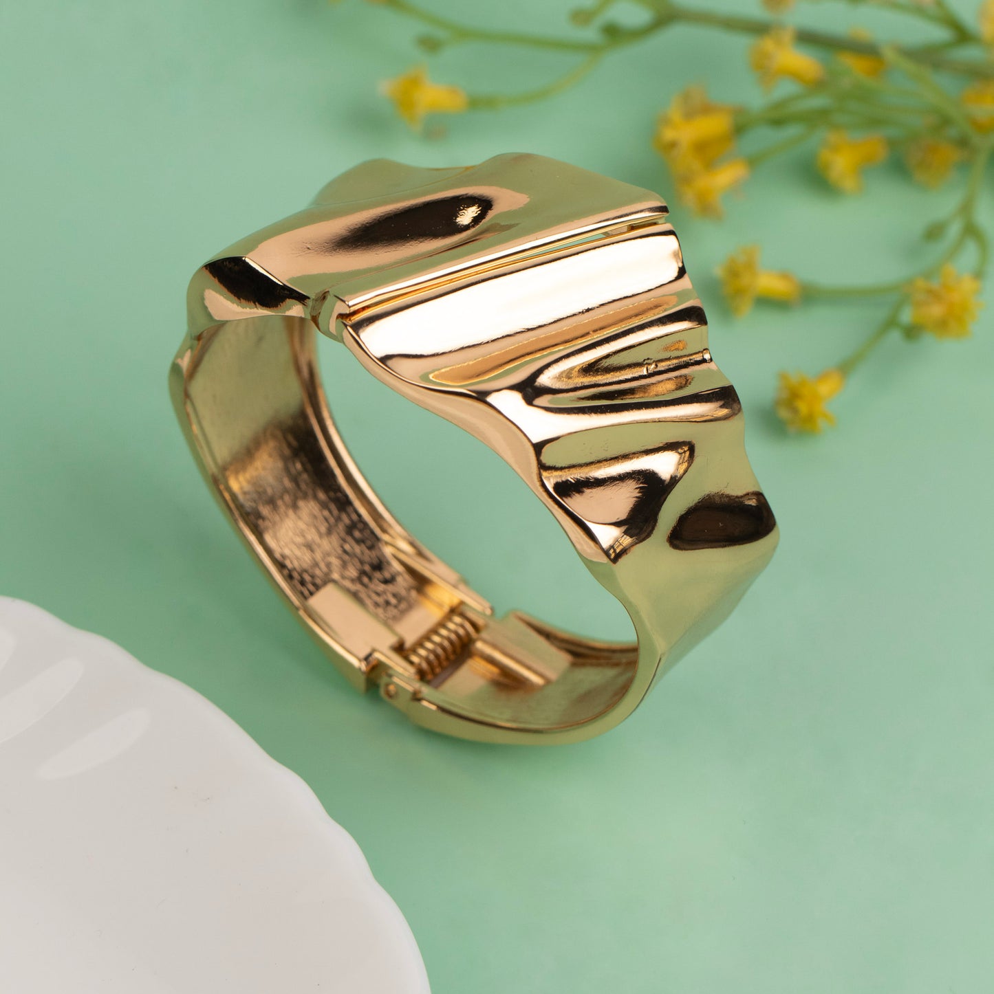 Cuff Bangle B512[Anti Tarnished]