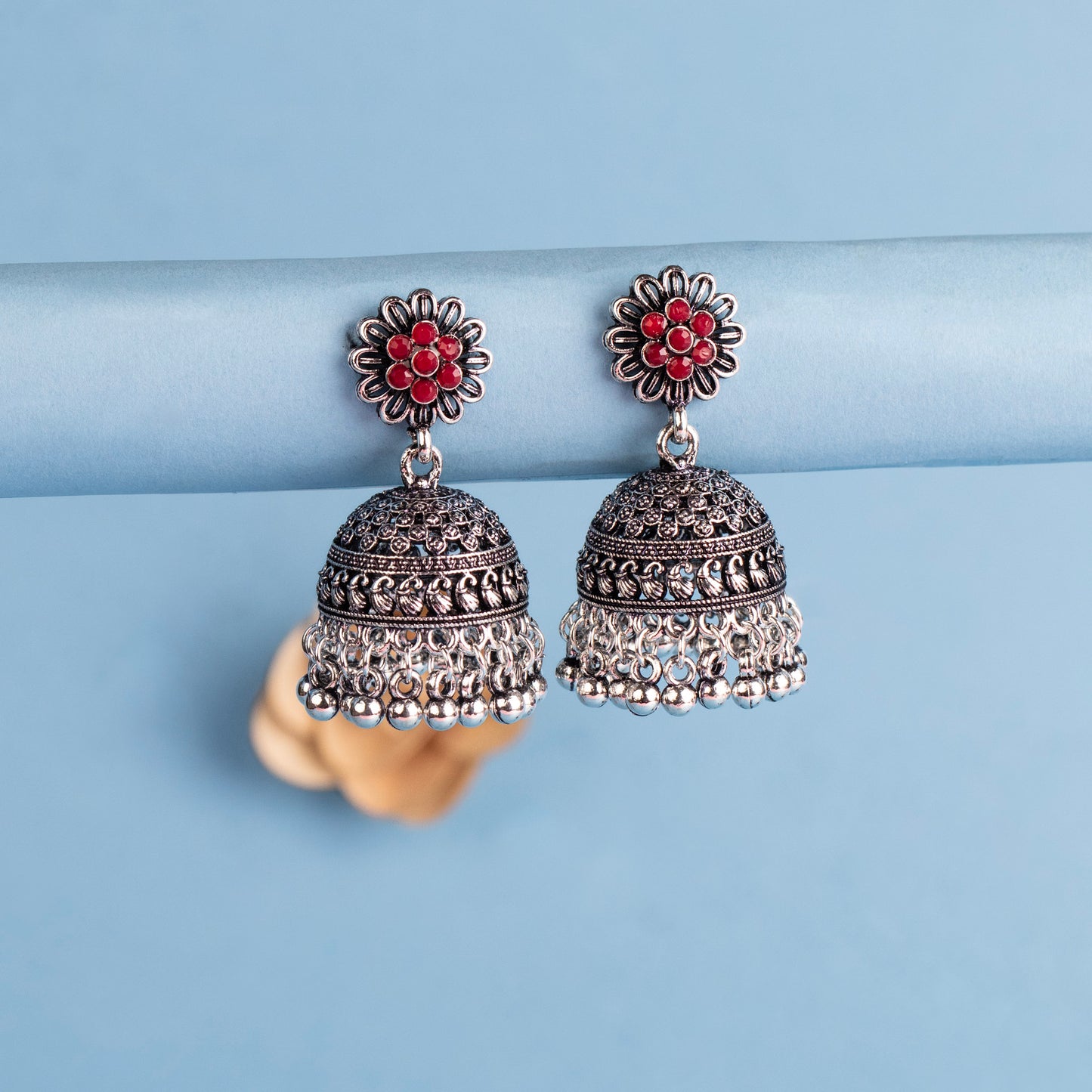Oxidised Earrings E691