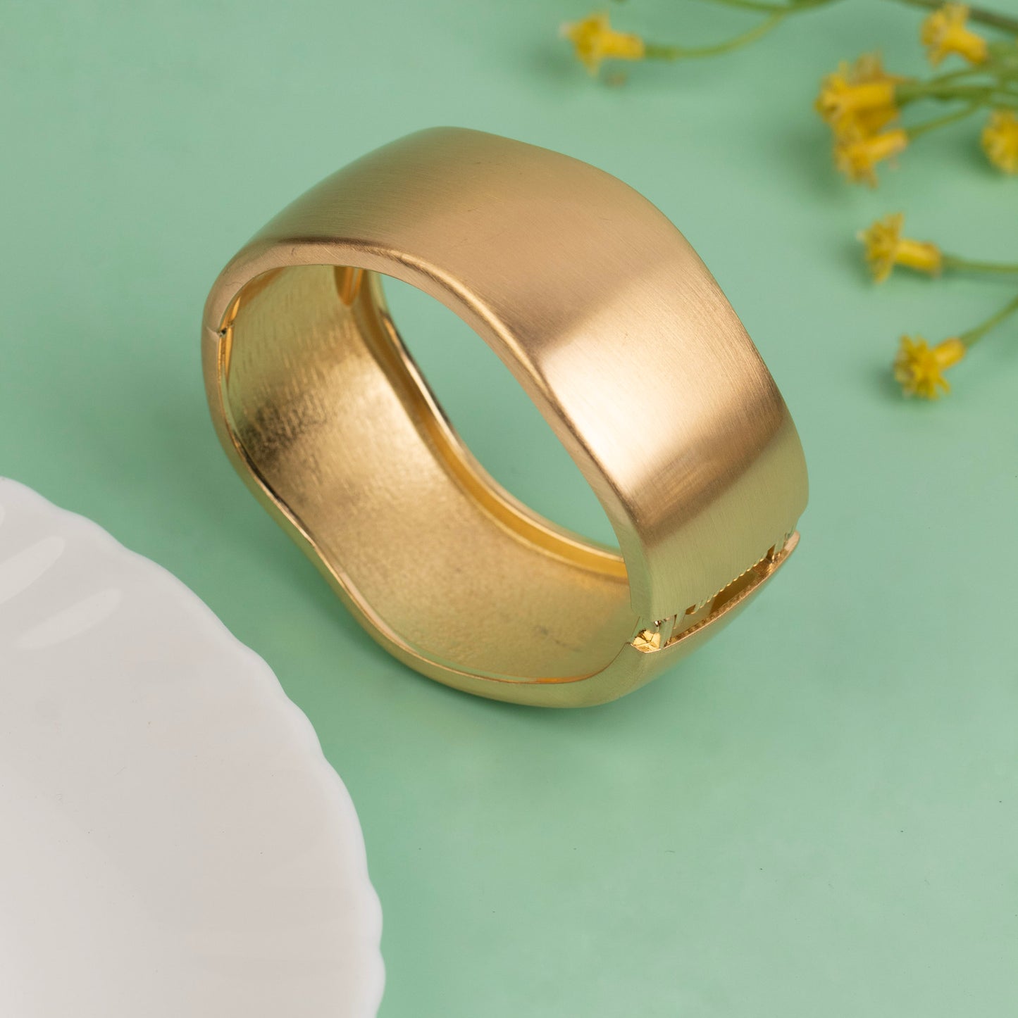 Cuff Bangle B509[Anti Tarnished]