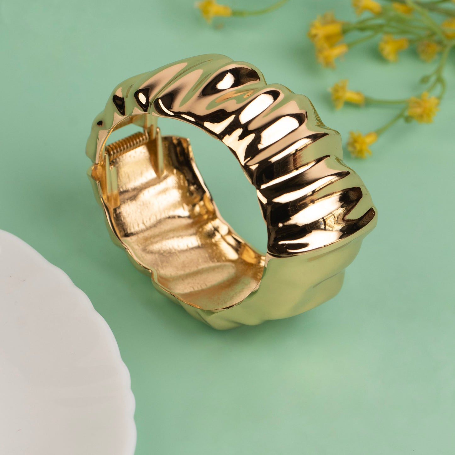 Cuff Bangle B517[Anti Tarnished]