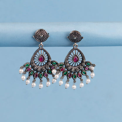 Oxidised Earrings E581