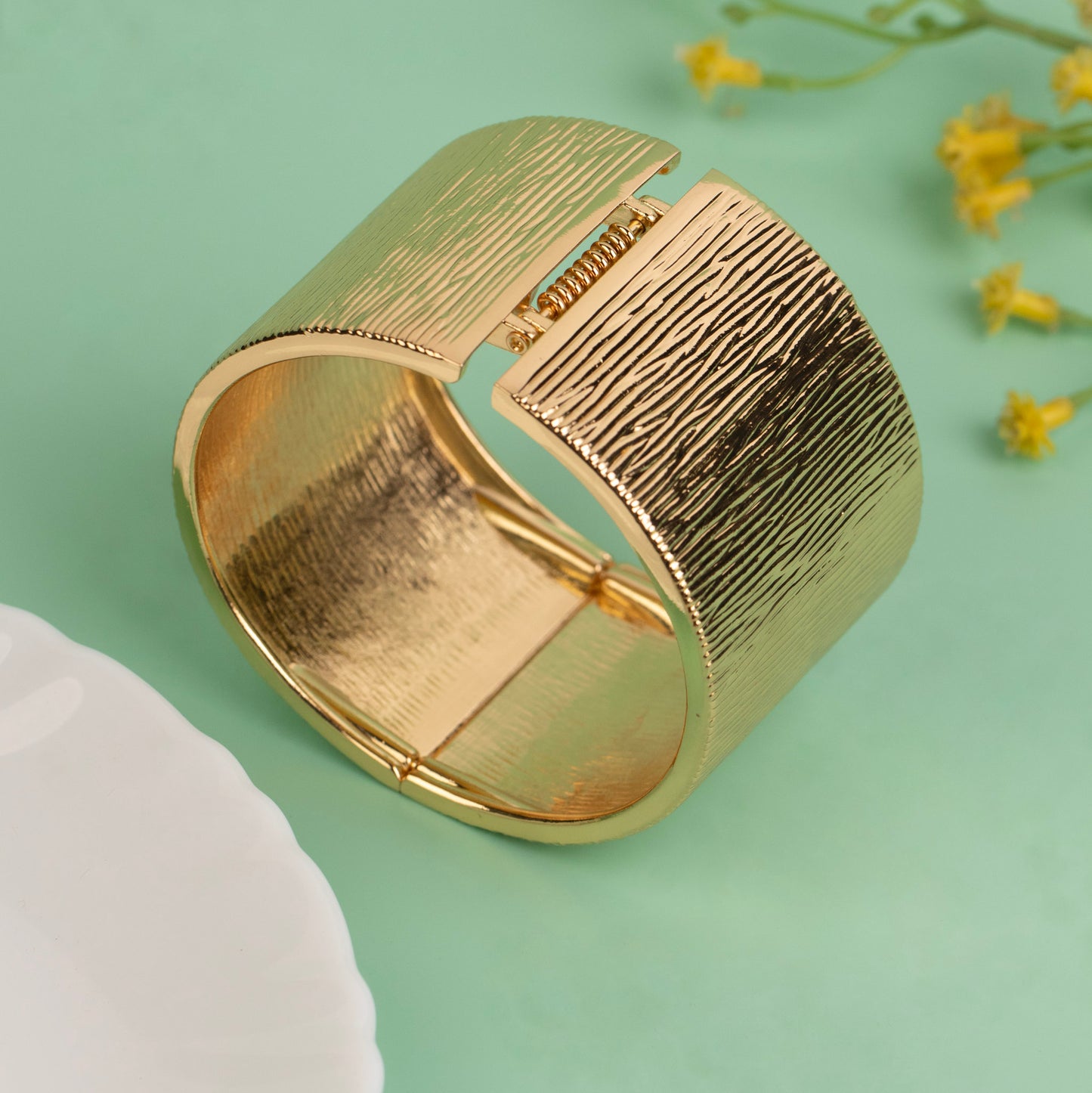 Cuff Bangle B503[Anti Tarnished]