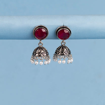 Oxidised Earrings E014