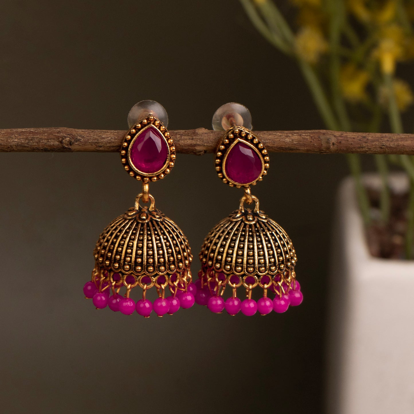 Oxidised Earrings E253