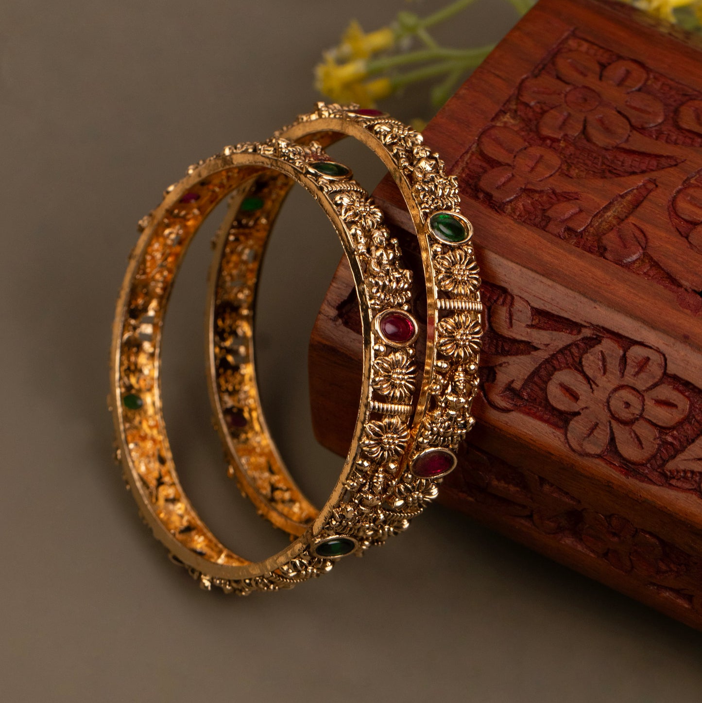 Antique Bangle B452(2 Piece)