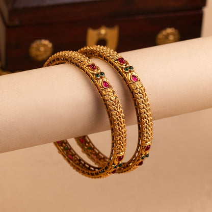 Antique Bangle B331( 2 piece)