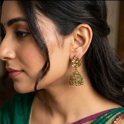 Mehendi Jumkha Earrings E1267