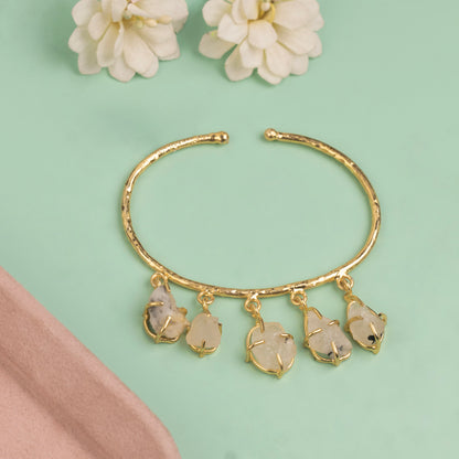 Cuff Bangle B528[Gem Stone]