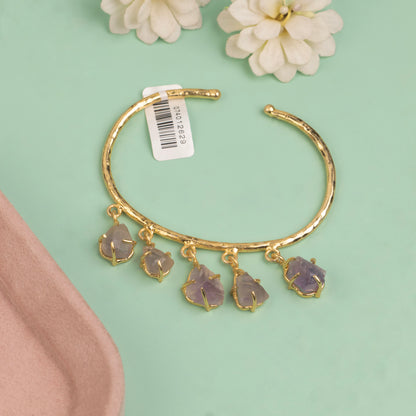 Cuff Bangle B528[Gem Stone]