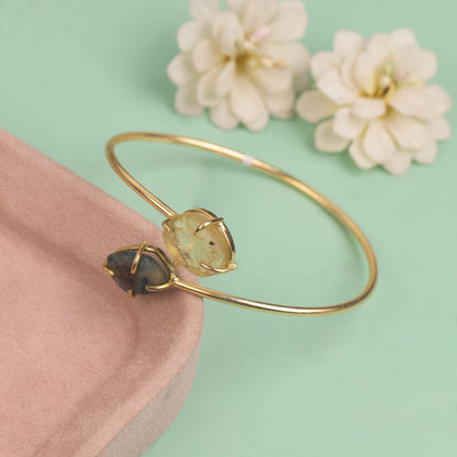 Cuff Bangle B532[Gem Stone]