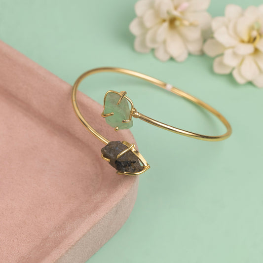 Cuff Bangle B532[Gem Stone]