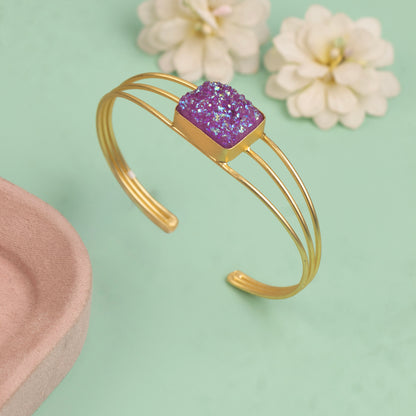 Cuff Bangle B530[Gem Stone]