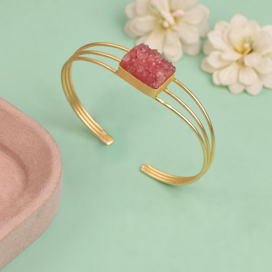 Cuff Bangle B530[Gem Stone]