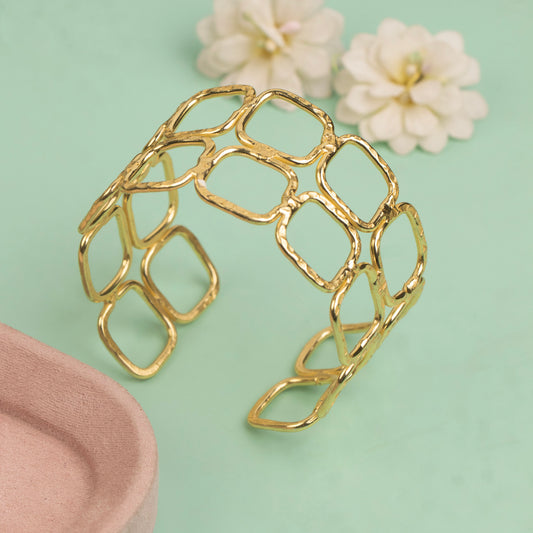 Cuff Bangle B524[Anti Tarnished]