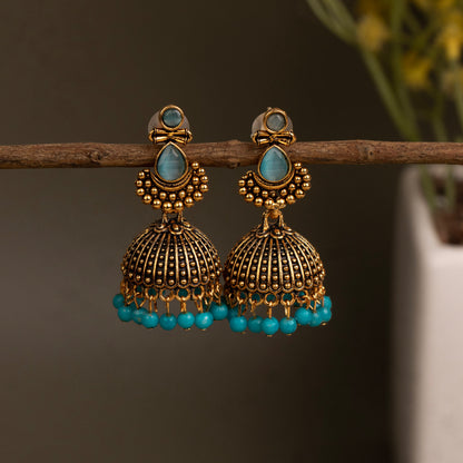 Oxidised Earrings E254