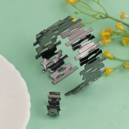 Cuff Bangle B502[Ring Combo Set]