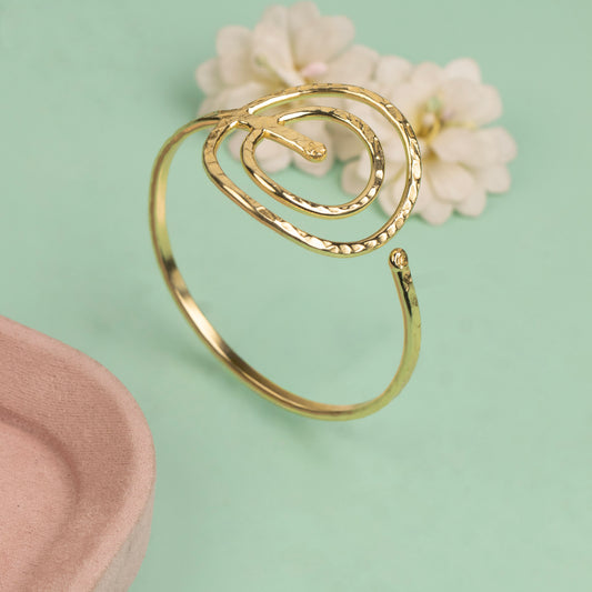 Cuff Bangle B525[Anti Tarnished]