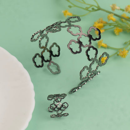 Cuff Bangle B493[Ring Combo Set]