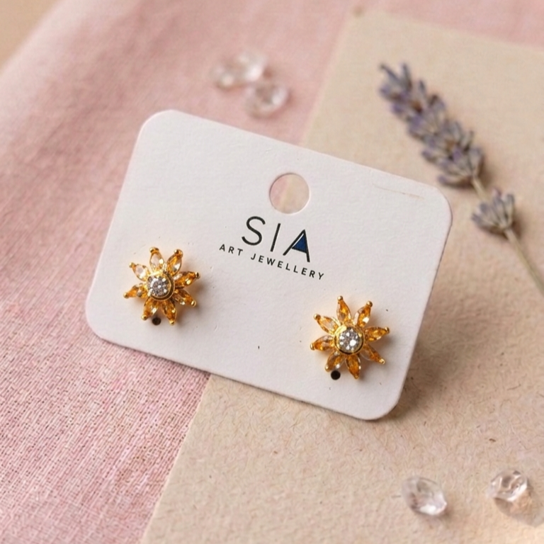 Navaratna Stud Earrings E1078