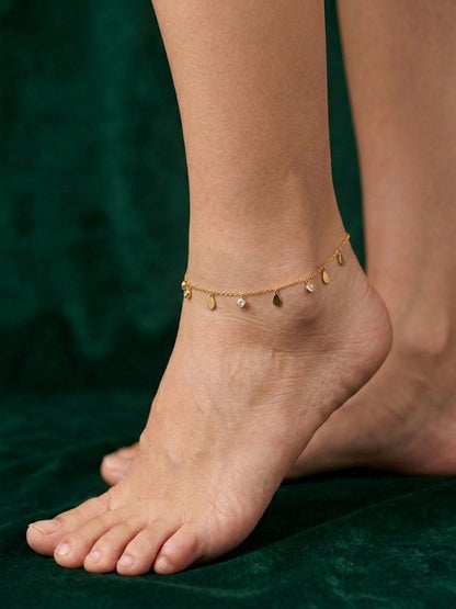 Gold-Toned Anklet AK45 (Only for one Leg)