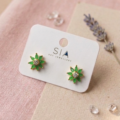 Navaratna Stud Earrings E1078