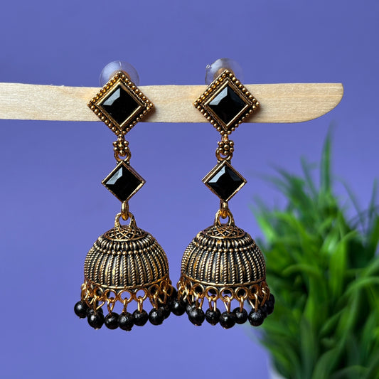 Oxidised Earrings E138