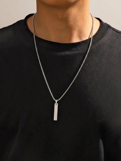 Silver Pendant chain For Men PC03