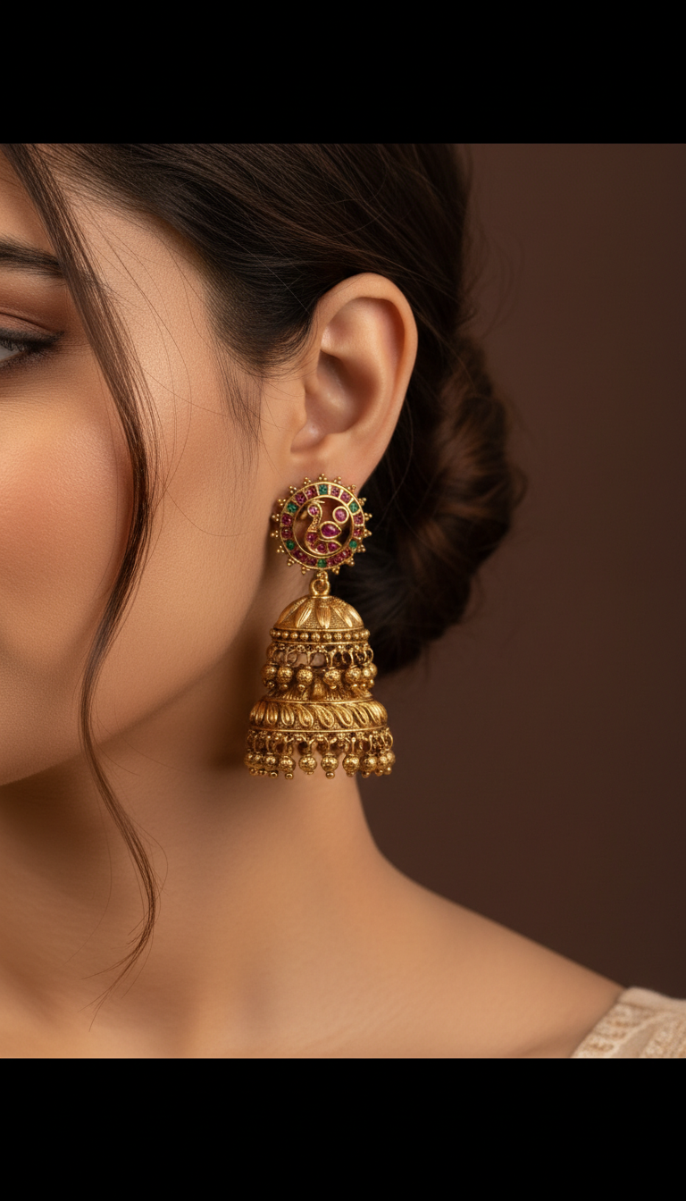 Premium Antique Earrings E469