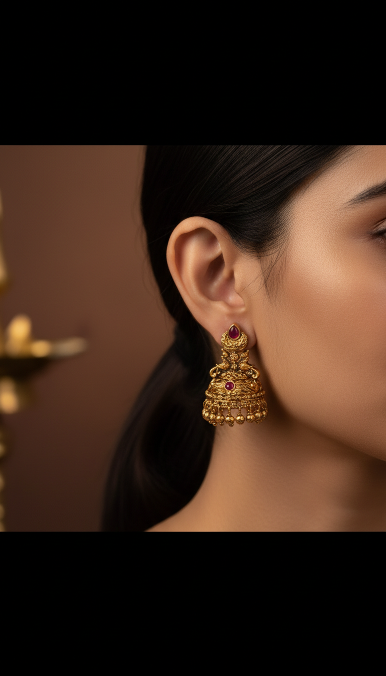 Antique Earrings E468