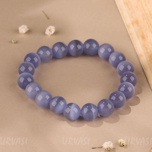 Hand-made Abdomen Chalcedony Lace agate Bracelet BR130
