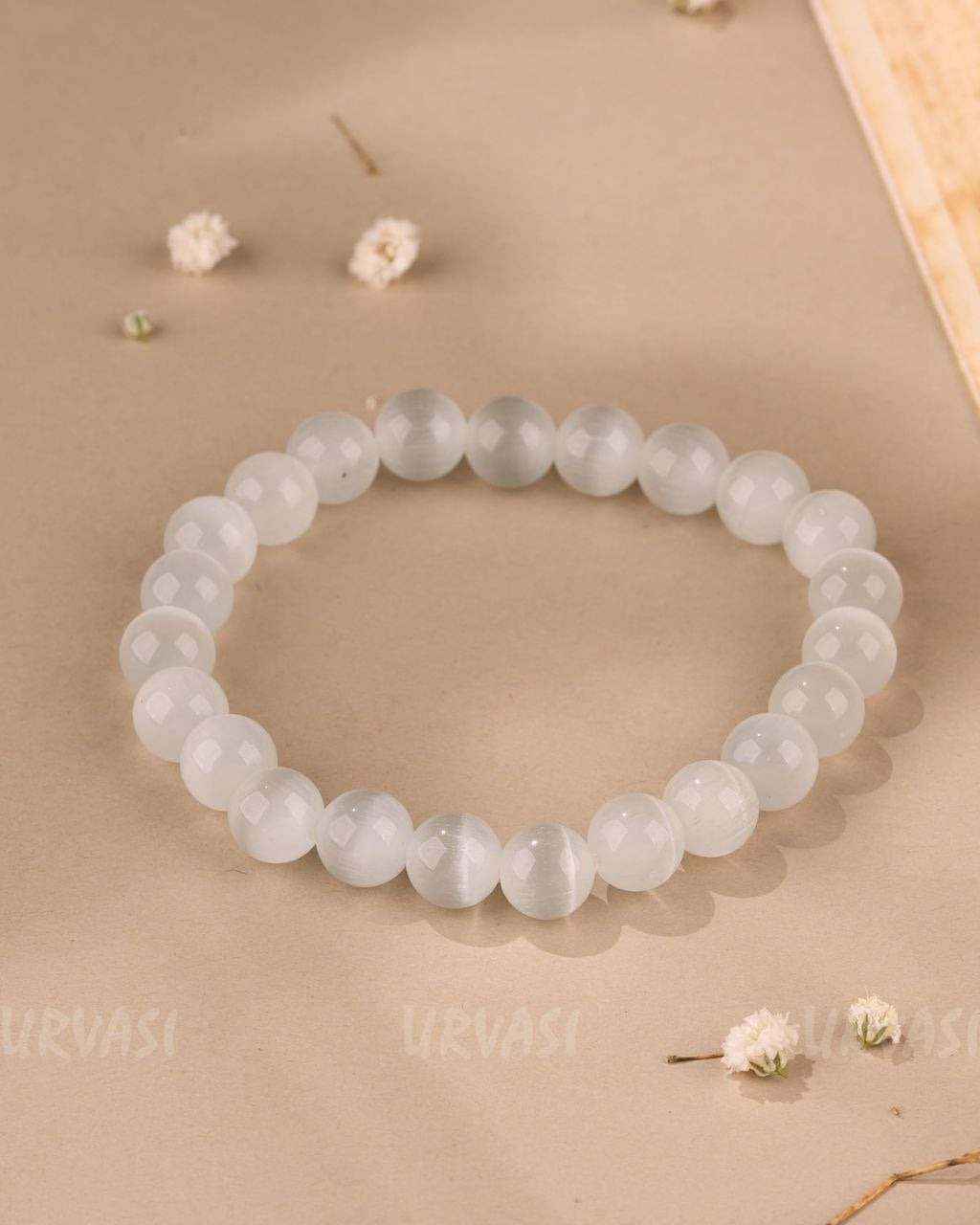 Hand-made Abdomen Chalcedony Lace agate Bracelet BR130