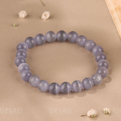 Hand-made Abdomen Chalcedony Lace agate Bracelet BR130