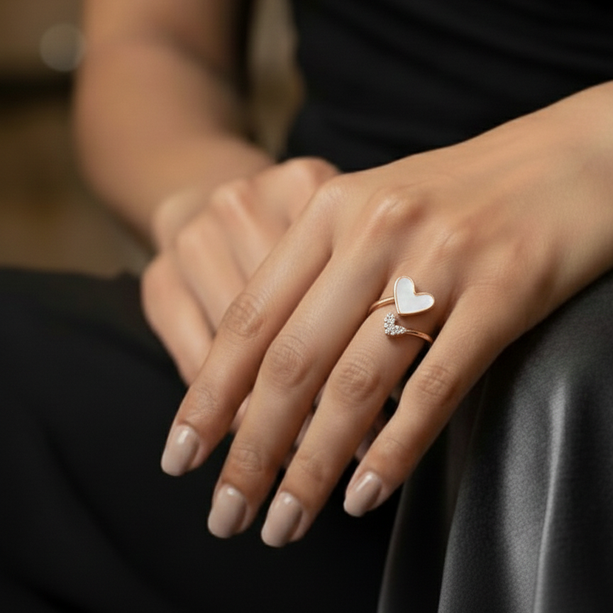 Finger Ring FR21[Rose Gold]