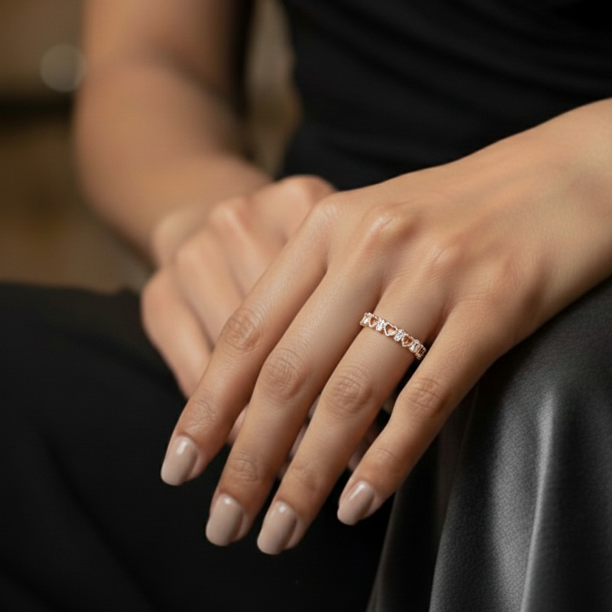 Finger Ring FR23[Rose Gold]